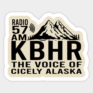 KBHR Am Northern Exposure Sticker